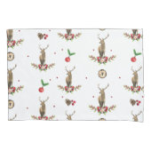 Housse D'oreillers Deer Christmas Idyll Motif (devant-gauche)
