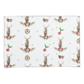 Housse D'oreillers Deer Christmas Idyll Motif (devant-Droit)
