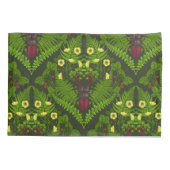 Housse D'oreillers Dendroctones et fougères, feuilles verts (Dos-gauche)
