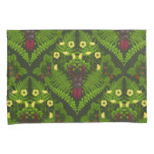 Housse D'oreillers Dendroctones et fougères, feuilles verts (devant-Droit)