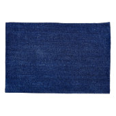 Housse D'oreillers Dénim jeans tissu : arrière - plan texturé. (Dos)