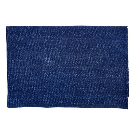 Housse D'oreillers Dénim jeans tissu : arrière - plan texturé. (devant)
