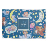 Housse D'oreillers Des Nounours endormis rêvent d'avions volants (Dos)