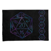 Housse D'oreillers Dés RPG | Nebula Imaginaire Retro Tabletop PnP Gam (devant-Droit)
