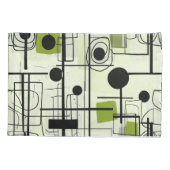 Housse D'oreillers Design abstrait moderne, lignes dynamiques Lancer (Dos-gauche)