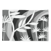 Housse D'oreillers Design botanique noir et blanc (Dos)
