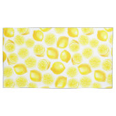 Housse D'oreillers Design citrons aquarelle (devant-gauche)