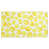Housse D'oreillers Design citrons aquarelle (devant-Droit)