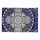 Housse D'oreillers Design floral détaillé de l'Écharpe Paisley (Dos)