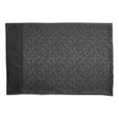 Housse D'oreillers Design noir Damas (devant)