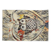 Housse D'oreillers Dessin de hibou (Dos)