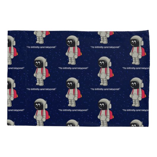 HOUSSE D'OREILLERS DEVIS ASTRONAUT (Dos)
