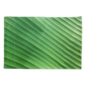 Housse D'oreillers Diagonale verte feuille (Dos-gauche)