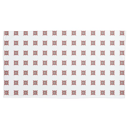 Housse D'oreillers Diamant rose (devant-gauche)