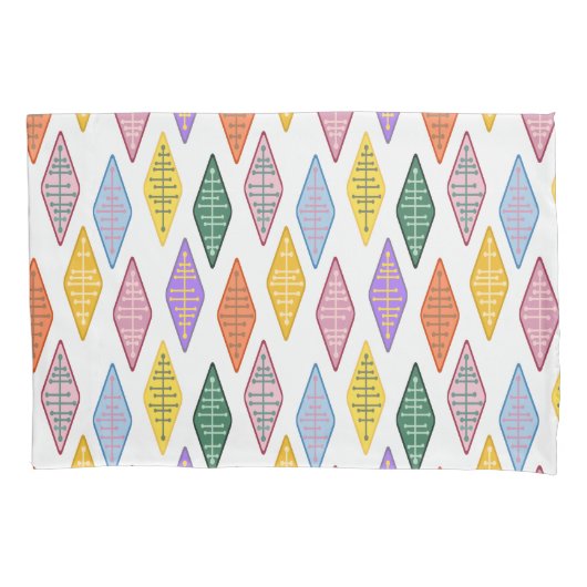 Housse D'oreillers Diamants atomiques (devant)