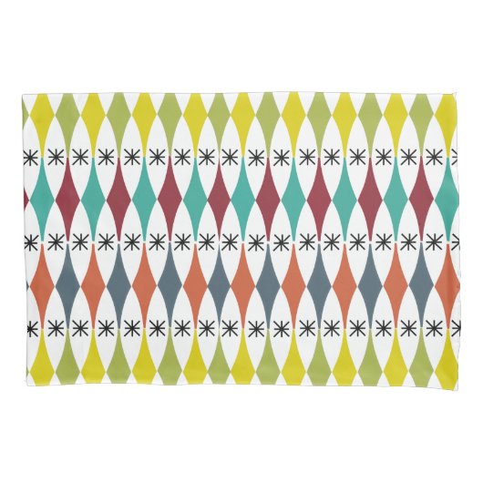 Housse D'oreillers Diamants et Starburts (devant)