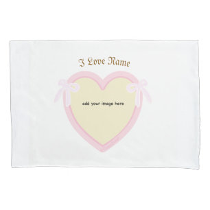 Housse D'oreillers Dingus Bows & Heart Personnalisé