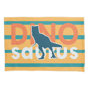 Housse D'oreillers Dinosaure coloré T-rex dessin animé garçons nurser