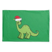 Housse D'oreillers Dinosaure de Noël (Dos)