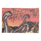 Housse D'oreillers Dinosaures à Dusk (Dos)