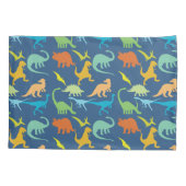 Housse D'oreillers Dinosaures colorés (Dos)