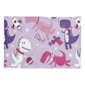 Housse D'oreillers Dinosaures de l'espace, Dinosaures mignons, Étoile (Dos)