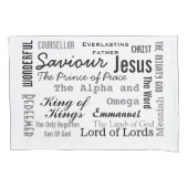 Housse D'oreillers Dix-sept noms de Jésus (devant)