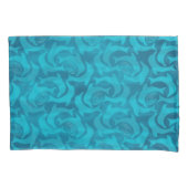 Housse D'oreillers Dolphins et Ripples Cavités bleu turquoise (devant-gauche)