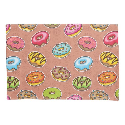 Housse D'oreillers Donuts (devant)