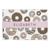 Housse D'oreillers Donuts Au Chocolat, Donuts Au Caramel, Glace, Votr (devant)