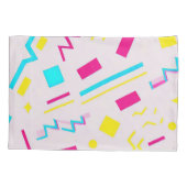 Housse D'oreillers Doodle tiré à la main des années 90 (Dos)