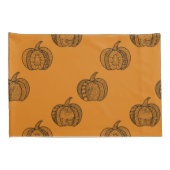 Housse D'oreillers Doodles d'Halloween boho mandala citrouilles Autom (Dos-Droit)