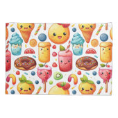 Housse D'oreillers Douceurs gaies et amusantes (Dos)