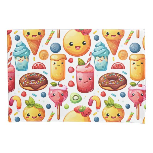 Housse D'oreillers Douceurs gaies et amusantes (devant)