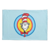 Housse D'oreillers Dr Seuss | Chat dans le graphique de la tête du Ca (Dos-gauche)