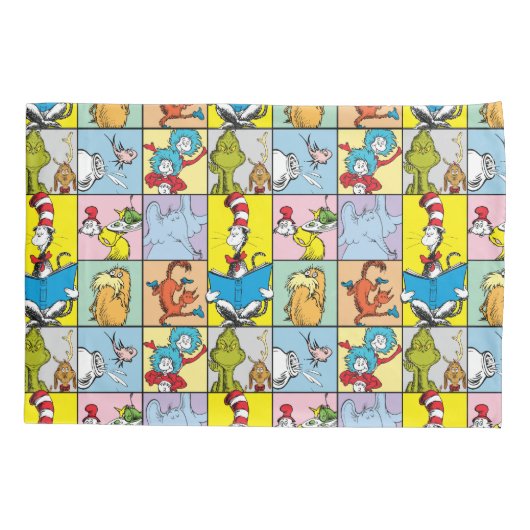 Housse D'oreillers Dr Seuss | Graphique Histoires (Dos-gauche)