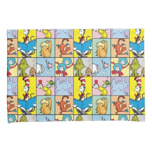 Housse D'oreillers Dr Seuss | Graphique Histoires (devant-Droit)