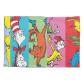 Housse D'oreillers Dr Seuss | Tranche de caractères (Dos-gauche)