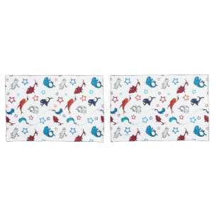 Housse D'oreillers Dr Seuss   Un poisson deux étoiles de poisson Moti