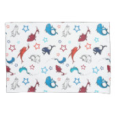 Housse D'oreillers Dr Seuss | Un poisson deux étoiles de poisson Moti (devant-gauche)