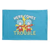 Housse D'oreillers Dr Seuss | Une Chose Deux Ici, C'Est Difficile (Dos-gauche)