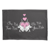 Housse D'oreillers Dr. Seuss Valentine | Un poisson deux poissons (devant-gauche)