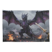 Housse D'oreillers Dragon and Warrior Confrontation (Dos-Droit)