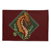 Housse D'oreillers Dragon Brun Stylisé (Dos)