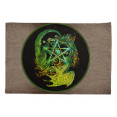 Housse D'oreillers Dragon de Pentacle Art nouveau (Dos)