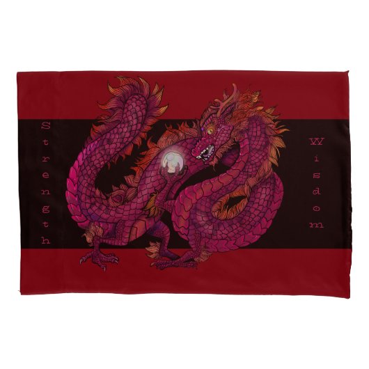 Housse D'oreillers Dragon Pearl (devant)