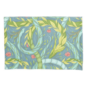 Housse D'oreillers Dragons en bois