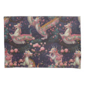 Housse D'oreillers Dragons floraux géants (devant-gauche)