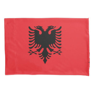 Housse D'oreillers Drapeau albanais