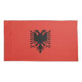 Housse D'oreillers Drapeau albanais (Dos)